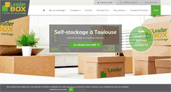Desktop Screenshot of leaderbox.fr